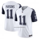Camiseta NFL Limited Dallas Cowboys Micah Parsons Vapor F.U.S.E. Blanco