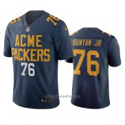 Camiseta NFL Limited Green Bay Packers Jon Runyan Jr. Ciudad Edition Azul