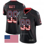 Camiseta NFL Limited Houston Texans Watt Rush USA Flag Negro