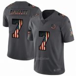 Camiseta NFL Limited Indianapolis Colts Brissett Retro Flag Negro