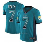 Camiseta NFL Limited Jacksonville Jaguars Foles Rush Drift Fashion Azul