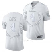 Camiseta NFL Limited Las Vegas Raiders Derek Carr MVP Blanco