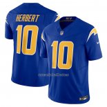 Camiseta NFL Limited Los Angeles Chargers Justin Herbert Vapor F.U.S.E. Azul2