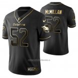 Camiseta NFL Limited Miami Dolphins Raekwon Mcmillan Golden Edition Negro