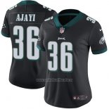 Camiseta NFL Limited Mujer Philadelphia Eagles 36 Ajayi Negro