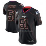 Camiseta NFL Limited New England Patriots Ja'whaun Bentley Negro Color Rush 2018 Lights Out
