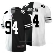 Camiseta NFL Limited New Orleans Saints Jordan White Black Split