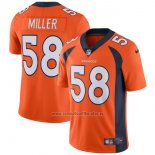 Camiseta NFL Limited Nino Denver Broncos 58 Miller Naranja