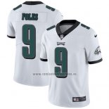 Camiseta NFL Limited Nino Philadelphia Eagles 9 Nick Foles Blanco Stitched Vapor Untouchable