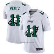 Camiseta NFL Limited Philadelphia Eagles Wentz Logo Dual Overlap Blanco