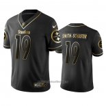 Camiseta NFL Limited Pittsburgh Steelers Juju Smith Schuster Golden Edition Negro