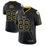 Camiseta NFL Limited Pittsburgh Steelers Le'veon Bell Negro Color Rush 2018 Lights Out
