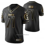 Camiseta NFL Limited Pittsburgh Steelers Matt Feiler Golden Edition Negro