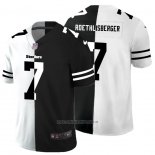 Camiseta NFL Limited Pittsburgh Steelers Roethlisberger White Black Split