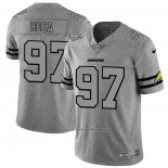 Camiseta NFL Limited San Diego Chargers Bosa Team Logo Gridiron Gris