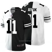 Camiseta NFL Limited San Francisco 49ers Aiyuk White Black Split