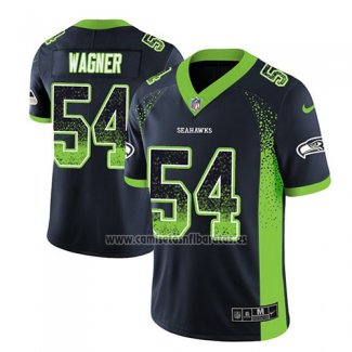 Camiseta NFL Limited Seattle Seahawks Bobby Wagner Azul 2018 Rush Drift Fashion