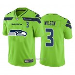 Camiseta NFL Limited Seattle Seahawks Wilson Big Logo Number Verde