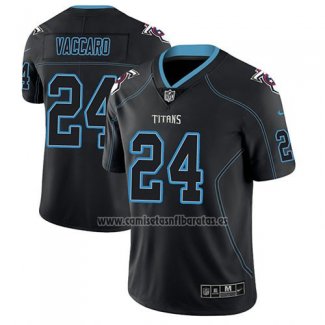 Camiseta NFL Limited Tennessee Titans Kenny Vaccaro Negro Color Rush 2018 Lights Out