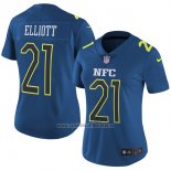 Camiseta NFL Mujer Pro Bowl NFC Elliott 2017 Azul