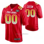 Camiseta NFL Pro Bowl New York Jets Personalizada Rojo