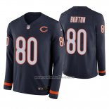 Camiseta NFL Therma Manga Larga Chicago Bears Trey Burton Azul
