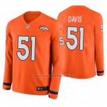 Camiseta NFL Therma Manga Larga Denver Broncos Todd Davis Naranja