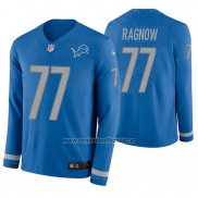 Camiseta NFL Therma Manga Larga Detroit Lions Frank Ragnow Azul