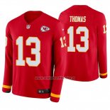 Camiseta NFL Therma Manga Larga Kansas City Chiefs De'anthony Thomas Rojo