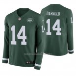 Camiseta NFL Therma Manga Larga New York Jets Sam Darnold Verde