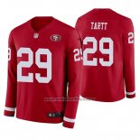 Camiseta NFL Therma Manga Larga San Francisco 49ers Jaquiski Tartt Rojo