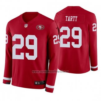 Camiseta NFL Therma Manga Larga San Francisco 49ers Jaquiski Tartt Rojo