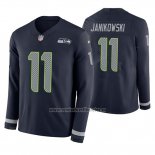 Camiseta NFL Therma Manga Larga Seattle Seahawks Sebastian Janikowski Azul