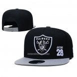 Gorra Las Vegas Raiders 28 Gris Negro