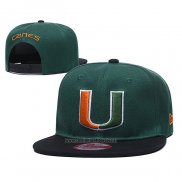 Gorra Miami Hurricanes 9FIFTY Snapback Negro Verde