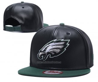 Gorra Philadelphia Eagles Negro Blanco Verde