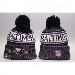 Gorro Beanie Baltimore Ravens Violeta