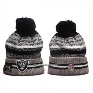 Gorro Beanie Las Vegas Raiders Gris Marron3