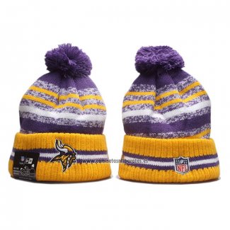 Gorro Beanie Minnesota Vikings Amarillo Violeta