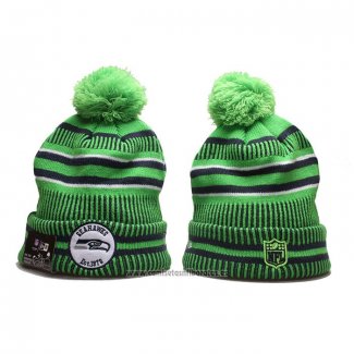 Gorro Beanie Seattle Seahawks 1976 Verde Azul