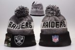 Gorro Las Vegas Raiders Gris Negro