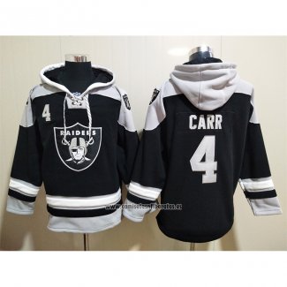 Sudaderas con Capucha Las Vegas Raiders Derek Carr Negro