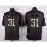 Camiseta NFL Anthracite Arizona Cardinals Johnson 2016 Salute To Service