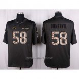 Camiseta NFL Anthracite Baltimore Ravens Dumervil Apagado Salute To Service 2016 Gris