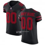 Camiseta NFL Elite San Francisco 49ers Personalizada Vapor Untouchable Negro