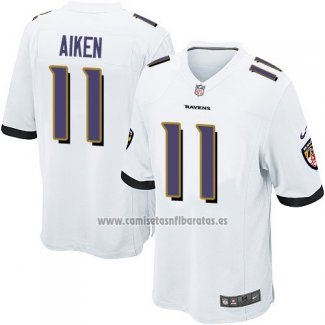 Camiseta NFL Game Baltimore Ravens Aiken Blanco
