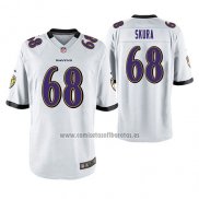 Camiseta NFL Game Baltimore Ravens Matt Skura Blanco