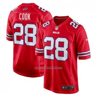 Camiseta NFL Game Buffalo Bills James Cook Alterno Rojo