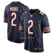 Camiseta NFL Game Chicago Bears D.J. Moore Azul