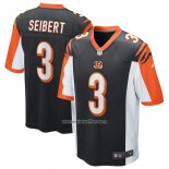 Camiseta NFL Game Cincinnati Bengals Austin Seibert Negro